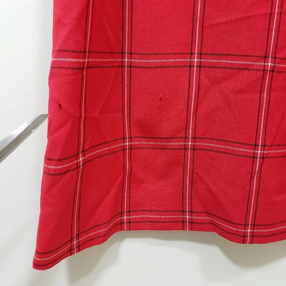 70's Vintage gold label Pendleton plaid button front dress with pockets … - Picture 9 of 16